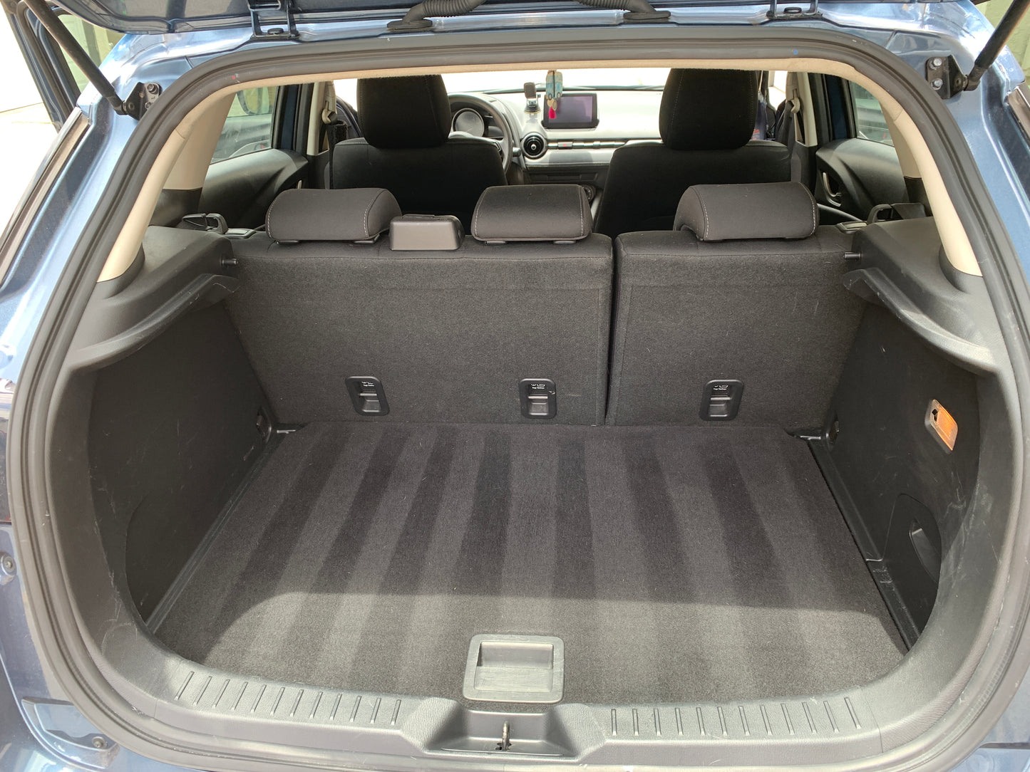 Detailed Carpet Line Art in Trunk After Professional Detailing and Shampooing