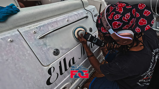 Admiral’s Boat Detail | Wash, Gelcoat Correction & Wax