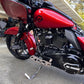 Motorcycle with graphene ceramic coating applied, showcasing a high-gloss finish at Finishline Detailing Garage LLC