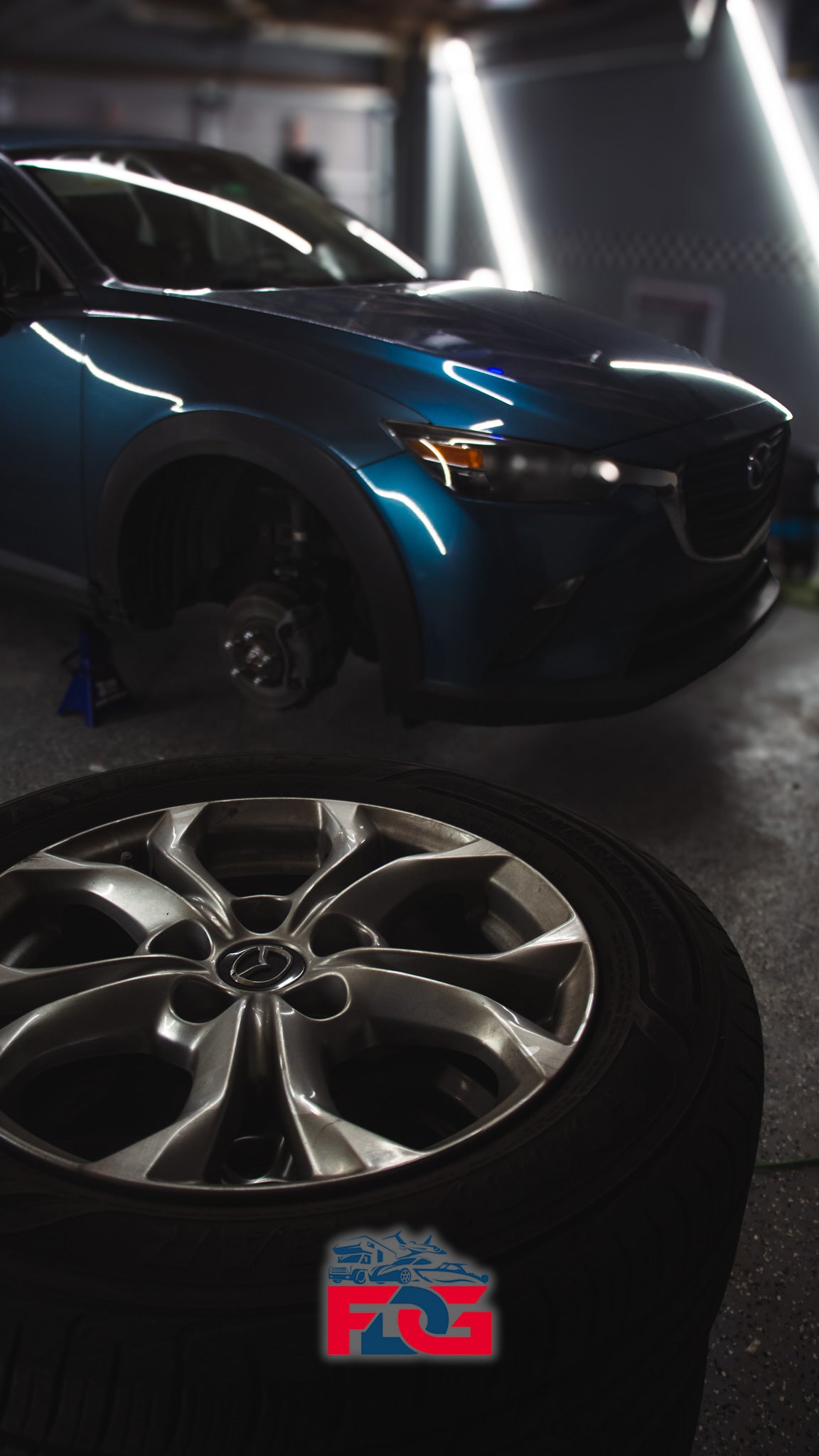 Wheels Off Detail