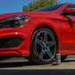 Red Mercedes after a 2-stage paint correction, showing a smooth, high-gloss finish with vibrant color.